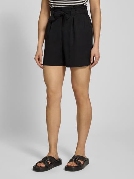 Tom Tailor Denim Regular Fit Shorts mit Bindegürtel Black 4