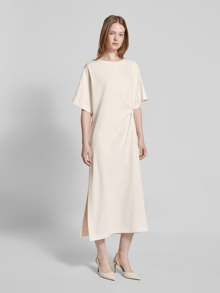 DRYKORN Sukienka T-shirtowa z wiązanym detalem model ‘INDAH’ Écru 4