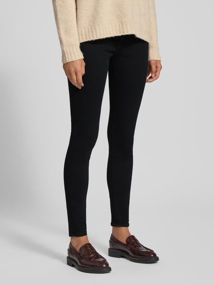 ARMEDANGELS Skinny fit jeans van katoenmix, model 'TILLAA' Zwart - 4