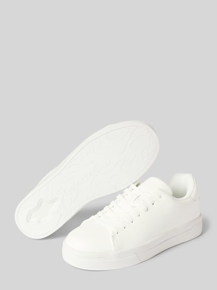 Selected Low Top Sneaker aus echtem Leder Modell 'DAVID' Weiss 4