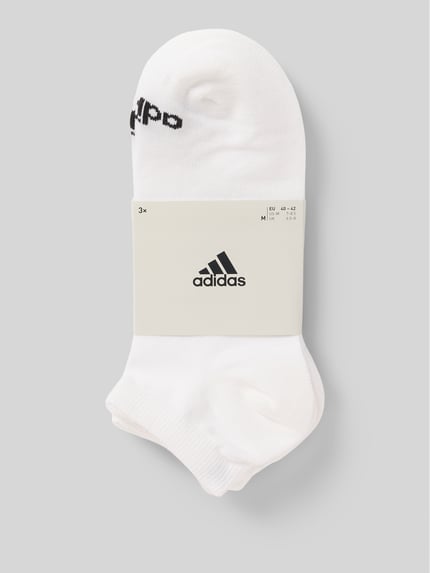 adidas Sportswear Skarpety z haftem z logo w zestawie 3 szt. Biały 3