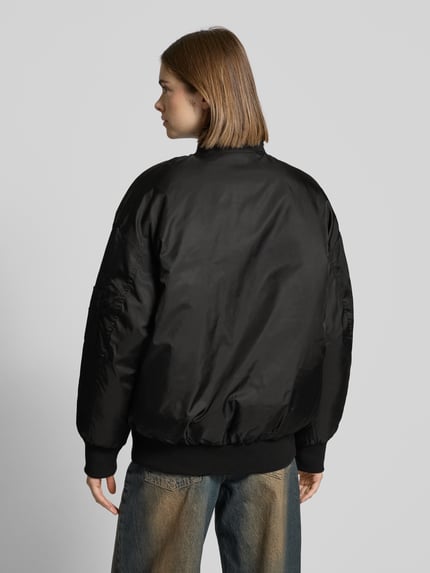 REVIEW Bomberjack met labelprint Zwart - 5