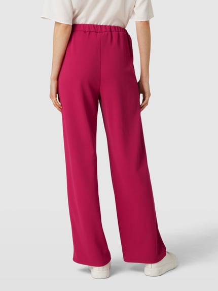 VILA Regular Fit Stoffhose mit elastischem Bund Modell 'SOL' Rot 5