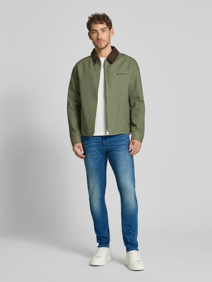 PME Legend Slim Fit Jeans mit Label-Stitching Modell 'Tailwheel JEA' Blau 1