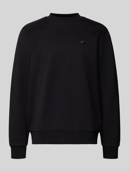 BOSS Regular fit sweatshirt van Katoenmix Model 'C-SHARPE 01' Zwart - 2