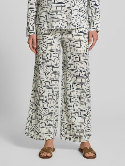 Tommy Hilfiger Loose Fit Weite Hose aus reinem Leinen Ecru 4