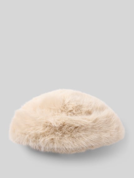 OPUS Mütze mit flauschiger Oberfläche Sand 1