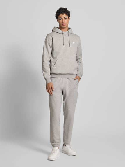adidas Originals Sweatpants mit elastischem Bund Hellgrau Melange 1