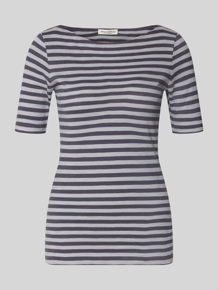 Marc O'Polo Slim Fit T-shirt van puur katoen Middengrijs - 2