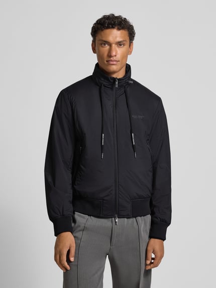Armani Exchange Bluzon ze stójką Czarny 4