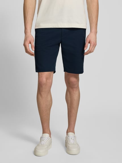 Tommy Hilfiger Regular Fit Bermudas aus Baumwoll-Mix Marine 4