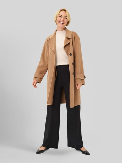Raphaela By Brax Wide Leg Weite Hose aus Viskose-Mix Modell ''Lillyth'' Black 1