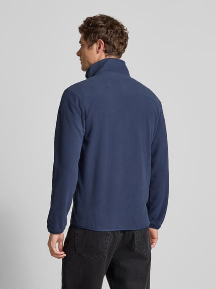 Superdry Kurtka z polaru ze stójką Granatowy 5