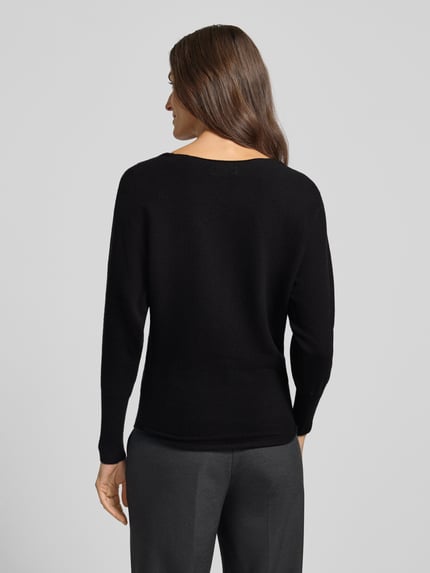 Apricot Strickpullover mit Ziersteinbesatz Black 5