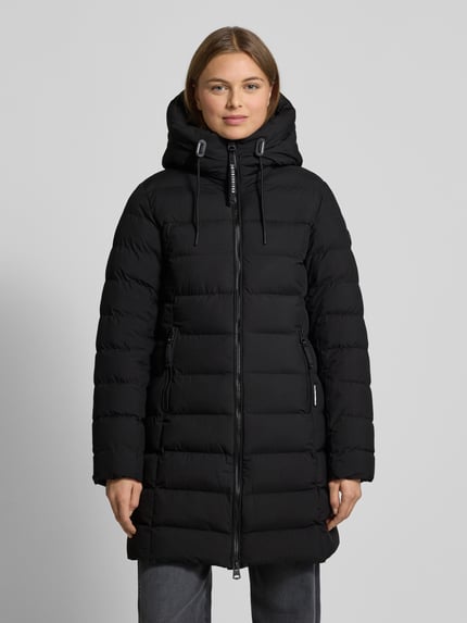 khujo Puffer Coat met capuchon model 'NEPTAR' Zwart - 4