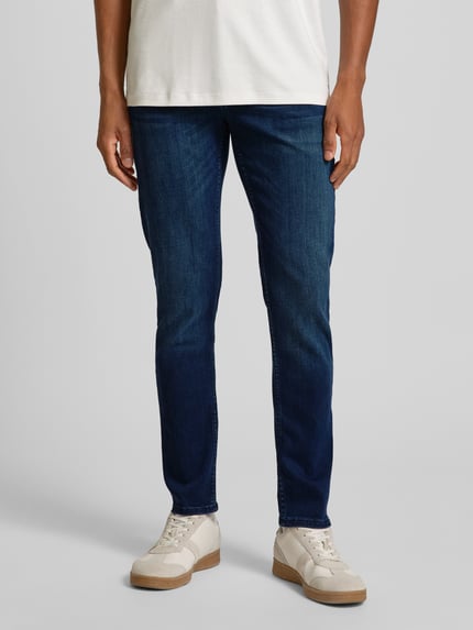 Tommy Hilfiger Slim Fit Jeans mit Stretch-Anteil Modell 'CORE BLEECKER' Jeansblau 4