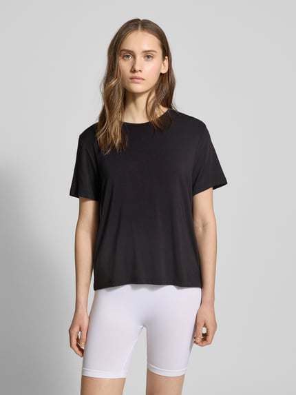 Calvin Klein Underwear T-shirt z okrągłym dekoltem model 'ULTRA SOFT’ Czarny 4
