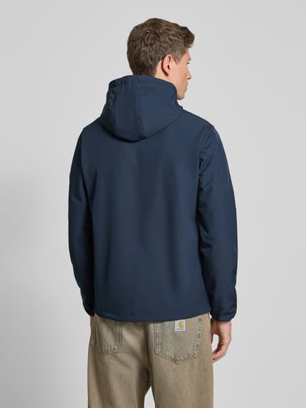 Blend Gewatteerd jack met capuchon model 'EVIAN' Donkerblauw - 5