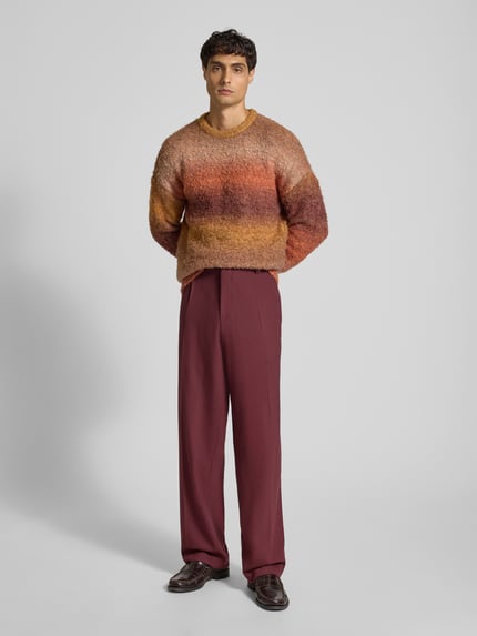 Jake*s Studio Men Regular Fit Pullover mit Woll-Anteil Rot 1