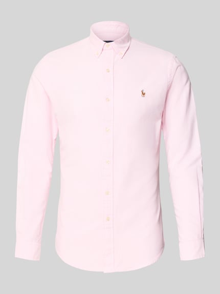 Polo Ralph Lauren Slim Fit Freizeithemd aus reiner Baumwolle Pink 2