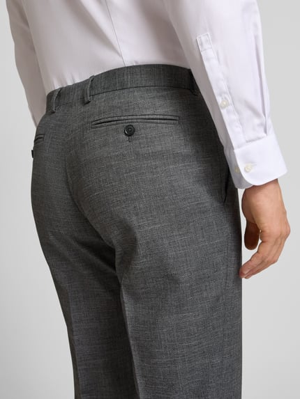 Christian Berg Men Pantalon met persplooien Antraciet - 3