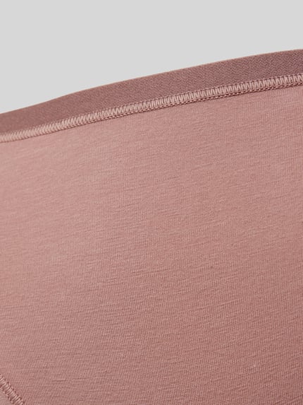 Sloggi Slip met elastische tailleband, model 'GO DAILY COTTON' Roodbruin - 2