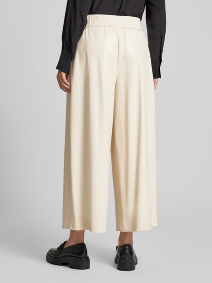 Weekend Max Mara Relaxed Fit Stoffhose mit elastischem Bund Modell 'GENNARO' Beige 5