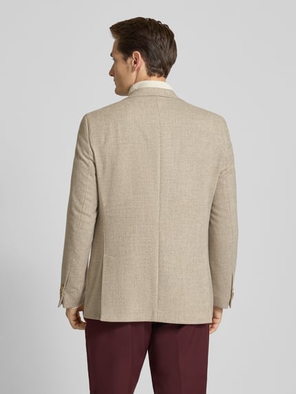 Carl Gross 2-Knopf-Sakko mit Reverskragen Modell 'Tebbo' Beige 5