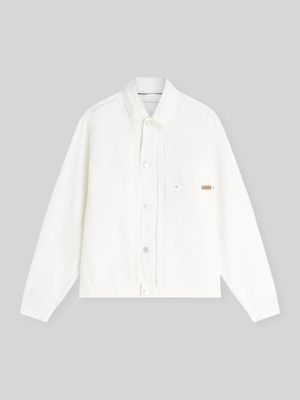 Tommy Hilfiger Bluzon o kroju regular fit z denimu Biały 2