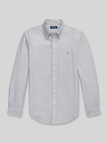 Polo Ralph Lauren Regular Fit Freizeithemd aus reiner Baumwolle Dunkelblau 2