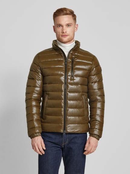 Save The Duck Steppjacke mit Zweiwege-Reißverschluss Modell 'Holden' Oliv 4