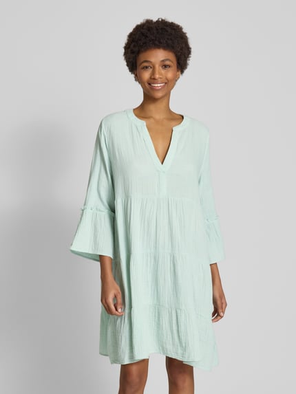 ONLY Figurumspielendes Kleid aus reiner Baumwolle Modell THYRA' Mint 4