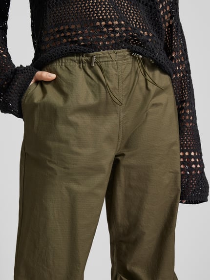 ONLY Baggy Fit Hose mit Tunnelzügen Modell 'ECHO-LAIA' Khaki 3