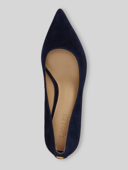 Lauren Ralph Lauren Pumps van echt suède Marineblauw - 3