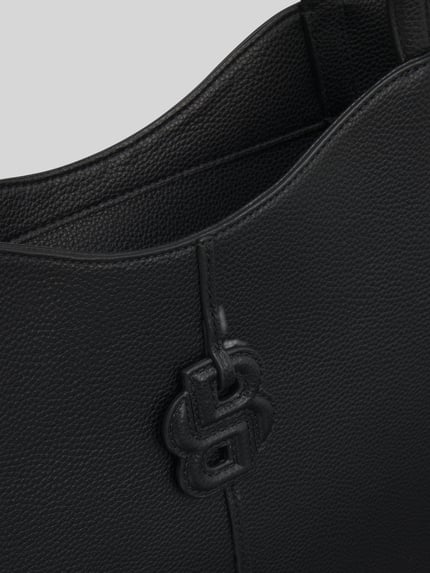 BOSS shopper met logodetail Zwart - 5