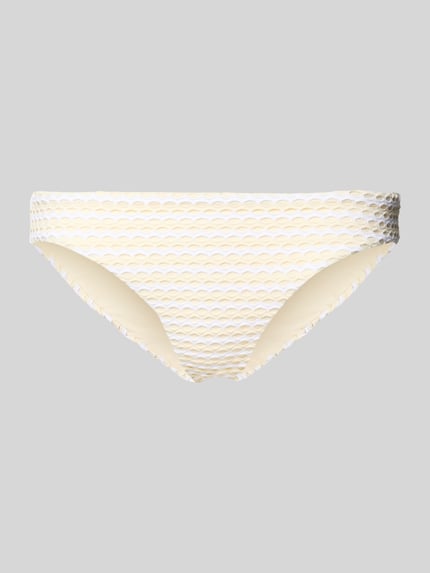 slim fit bikinibroekje met structuurpatroon Shop The Look MANNEQUINE