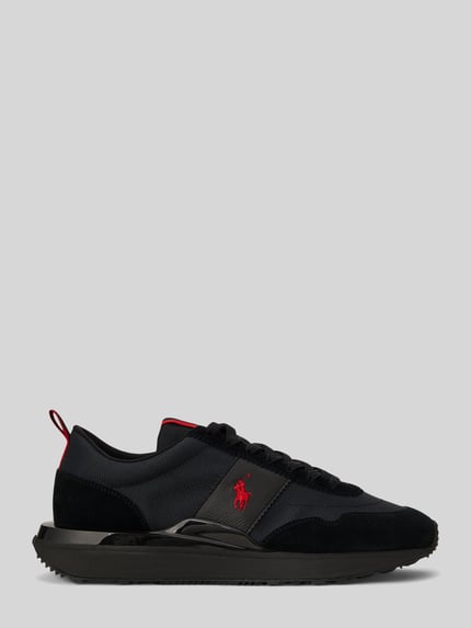 Polo Ralph Lauren sneakersy z detalami z logo Czarny 2