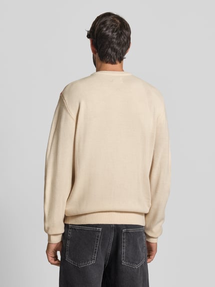 Montego Strickpullover mit gerippten Abschlüssen Sand 5