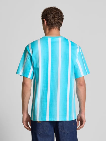 Karl Kani T-Shirt mit Label-Print Hellblau 5