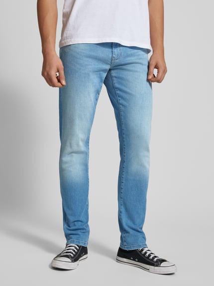 ONLY & SONS Regular Fit Jeans im 5-Pocket-Design Modell 'WEFT' Hellblau 4