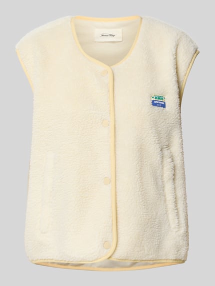 American Vintage Weste mit Teddyfell Modell 'HOKTOWN' Ecru 2