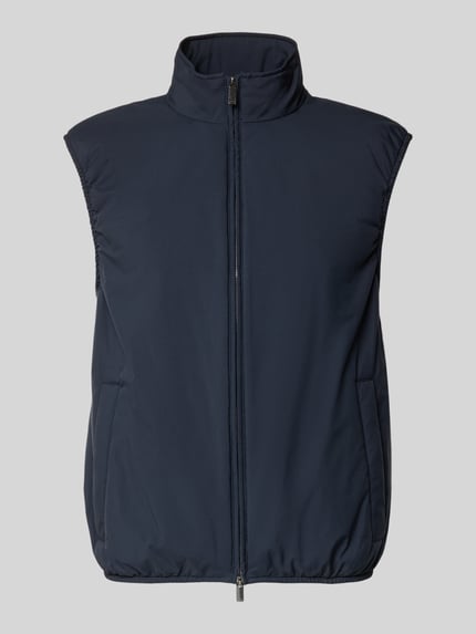 BOSS Slim Fit Weste im Blouson-Stil Modell 'HANRY-VEST' Marine 2