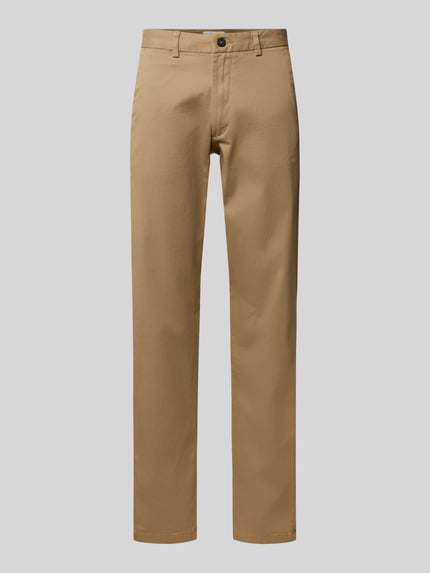 JACK & JONES Chino o kroju relaxed fit z kieszeniami z tyłu model 'KANE' Beżowy 2