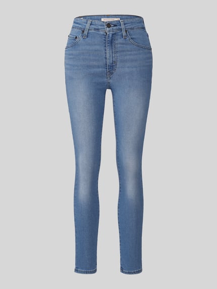 Levi's® 300 Skinny Fit Jeans aus Baumwoll-Mix Modell '721®' Blau 2