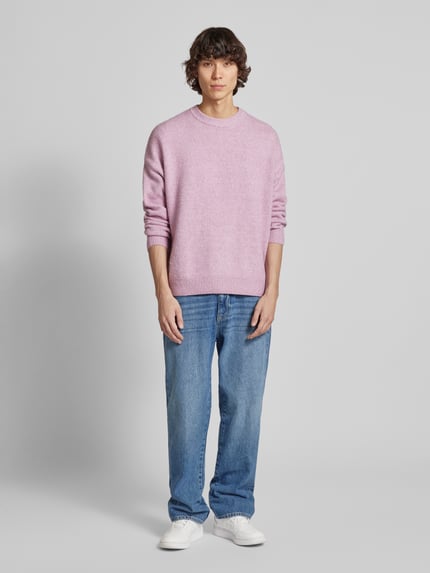 REVIEW X MATW Regular Fit Strickpullover mit Woll-Anteil - REVIEW X MATW Altrosa 1