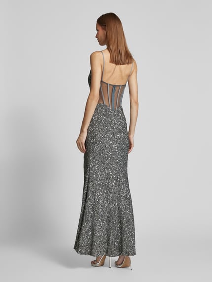Hey Kyla Abendkleid mit Ziersteinbesatz Mint 5