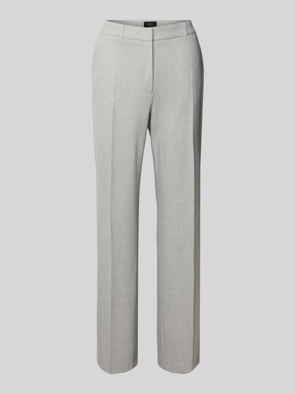 s.Oliver BLACK LABEL Regular Fit Anzughose mit Viskose-Anteil Mittelgrau 2