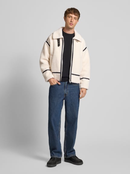 Redefined Rebel Regular Fit Jacke aus Kunstfell Modell 'Angel' Offwhite 1