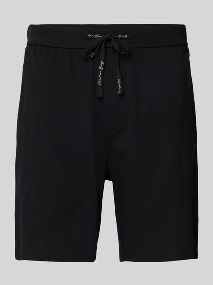 Christian Berg Men Sweatshorts aus reiner Baumwolle Black 2