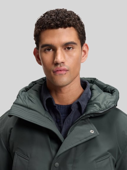 BOSS Orange Regular Fit Parka mit Kapuze Modell 'Osiass1' Oliv 3